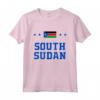 Sudan del Sud - Maglietta Bandiera del Sud Sudan - Mostra con Orgoglio le Tue Radici e il tuo DNA del Sud Sudan