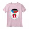 Sud Sudan Giappone Bandiera - Zipper Maglietta Mix Design del Patrimonio Ispanico - Ideale per Regalo Unico per Mezzo Sud Sudanese e 1/2 Giapponese