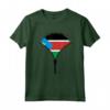 Bandiera del Sud Sudan - Cerniera del Sud Sudan Maglietta - Regalo Ideale per Mostrare l'Orgoglio per il Sud Sudanese