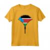 Bandiera del Sud Sudan - Cerniera del Sud Sudan Maglietta - Regalo Ideale per Mostrare l'Orgoglio per il Sud Sudanese