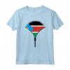 Bandiera del Sud Sudan - Cerniera del Sud Sudan Maglietta - Regalo Ideale per Mostrare l'Orgoglio per il Sud Sudanese