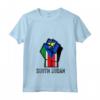 Bandiera del Sud Sudan - Maglietta patriottica con Collo a V - Amo il Sud Sudan - Ideale come Regalo di Natale per la Famiglia del Sud Sudan