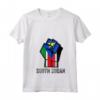 Bandiera del Sud Sudan - Maglietta patriottica con Collo a V - Amo il Sud Sudan - Ideale come Regalo di Natale per la Famiglia del Sud Sudan