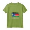 Donna Bandiera Sud Sudanese - T-shirt con Collo a V - Mostra il tuo Orgoglio Sud Sudanese con Stile