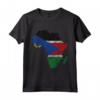 Sud Sudan Bandiera Africa Continente Silhouette - Maglietta Patriottica per Suddani del Sud - Mostra le tue Radici!