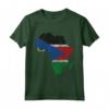 Sud Sudan Bandiera Africa Continente Silhouette - Maglietta Patriottica per Suddani del Sud - Mostra le tue Radici!