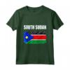 Emblema della Bandiera del Sud Sudan - Maglietta Leggera con Taglio Classico - Ideale per Mostrare Orgoglio Nazionale
