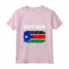 Emblema della Bandiera del Sud Sudan - Maglietta Leggera con Taglio Classico - Ideale per Mostrare Orgoglio Nazionale
