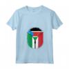 Donna Sud Sudan Italia Bandiera - Zipper Maglietta con Collo a V - Cerniera Italiana del Sud Sudanese - Ideale Regalo per Uomini e Donne