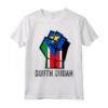 Bandiera del Sud Sudan - Maglietta patriottica con il Pugno del Sud Sudan - Ideale come Souvenir per Viaggiatori e Tifosi del Sud Sudan