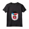 Donna Sud Sudan Giappone - Bandiera Sud Sudan Giapponese Zipper Maglietta con Collo a V - Design del Patrimonio Ispanico - Ideale come Regalo Unico