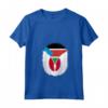Donna Sud Sudan Giappone - Bandiera Sud Sudan Giapponese Zipper Maglietta con Collo a V - Design del Patrimonio Ispanico - Ideale come Regalo Unico
