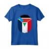 Sud Sudan Francia Bandiera Zipper Maglietta - Design Misto per Orgoglio e Apprezzamento - Regalo Unico per Origini Miste
