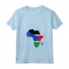 Donna Sud Sudan Bandiera Africa - Maglietta con Collo a V - Ideale Regalo per Orgoglio Patriottico
