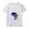 Donna Sud Sudan Bandiera Africa - Maglietta con Collo a V - Ideale Regalo per Orgoglio Patriottico