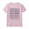 Paese Minimalista - Grafica Moderna Sudan del Sud Maglietta - Design Iconico per Uomini, Donne, Compleanno e Natale