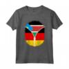 Sud Sudan Germania Bandiera - Cerniera Maglietta Mix - Regalo Originale per Feste e Celebrazioni