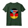 Sud Sudan Germania Bandiera - Cerniera Maglietta Mix - Regalo Originale per Feste e Celebrazioni