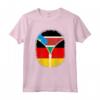 Sud Sudan Germania Bandiera - Cerniera Maglietta Mix - Regalo Originale per Feste e Celebrazioni
