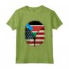 Sud Sudan Bandiera USA USA - Mix Heritage Zipper Maglietta - Regalo Orgoglio Sud Sudanese per Feste