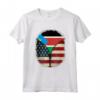 Sud Sudan Bandiera USA USA - Mix Heritage Zipper Maglietta - Regalo Orgoglio Sud Sudanese per Feste