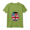 Donna Sud Sudan Bandiera britannica - Sud Sudan Gran Bretagna UK Zipper Maglietta con Collo a V - Cuore del Sud Sudan britannico - Regalo Mix Heritage Design