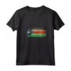 Donna Sud Sudanese Bandiera di Sud Sudan in Stile Grungy - Maglietta con Collo a V per Mostrare l'Orgoglio Nazionale