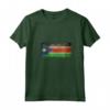 Donna Sud Sudanese Bandiera di Sud Sudan in Stile Grungy - Maglietta con Collo a V per Mostrare l'Orgoglio Nazionale