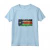 Donna Sud Sudanese Bandiera di Sud Sudan in Stile Grungy - Maglietta con Collo a V per Mostrare l'Orgoglio Nazionale