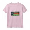 Donna Sud Sudanese Bandiera di Sud Sudan in Stile Grungy - Maglietta con Collo a V per Mostrare l'Orgoglio Nazionale