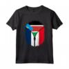 Sud Sudan Francia Bandiera Sud Sudan Francese Zipper Maglietta - Regalo Orgoglio Misto per Uomini, Donne e Ragazzi