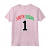 Bandiera Sud Sudan One Maglietta - Mostra il tuo Amore e Orgoglio per il Sud Sudan - Design Elegante in Colori Nazionali