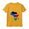 Donna Sud Sudan Bandiera Africa - Maglietta Silhouette con Collo a V - Ideale Regalo per Sudani Orgogliosi