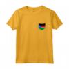 Bandiera del Sud Sudan con Tasca Stampata - T-shirt Patriottica del Sud Sudan - Ideale per Allenamento e Sport - Regalo Personalizzato per Natale e Compleanni