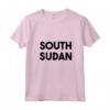 Donna Sudan del Sud - Maglietta con Collo a V - Regalo Unico per Anniversario, Laurea, Compleanno o Natale