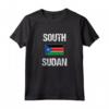 Sudan del Sud Bandiera Sud Sudanese South Sudan Maglietta - Leggera e Resistente - Ideale per Mostrare il Tuo Supporto