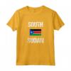Sudan del Sud Bandiera Sud Sudanese South Sudan Maglietta - Leggera e Resistente - Ideale per Mostrare il Tuo Supporto