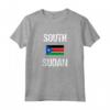 Sudan del Sud Bandiera Sud Sudanese South Sudan Maglietta - Leggera e Resistente - Ideale per Mostrare il Tuo Supporto