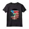 Sud Sudan Bandiera USA - USA Sud Sudan Zipper Maglietta con Mix Heritage Design - Grande Regalo per Uomini, Donne e Bambini
