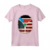 Sud Sudan Bandiera USA - USA Sud Sudan Zipper Maglietta con Mix Heritage Design - Grande Regalo per Uomini, Donne e Bambini