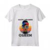 Donna Regina del Sud Sudan - Maglietta Bandiera Retro Sunset South Sudanese Queen per Ragazze e Donne - Ideale per Compleanno o Regali Patriottici