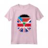 Sud Sudan Bandiera Britannica - Zipper Maglietta Cuore del Sud Sudan Britannico - Ideale Regalo per Chiunque Sia Metà Britannico e 1/2 Sud Sudanese