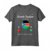 Sud Sudan Is Calling and I Must Go - Camicia con Bandiera del Sud Sudan - Abbigliamento Patriottico per Uomo e Donna