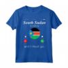 Sud Sudan Is Calling and I Must Go - Camicia con Bandiera del Sud Sudan - Abbigliamento Patriottico per Uomo e Donna