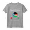 Sud Sudan Is Calling and I Must Go - Camicia con Bandiera del Sud Sudan - Abbigliamento Patriottico per Uomo e Donna