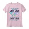 Trasferimento dal Sud Sudan - Ragazza Orgogliosa del Sud Sudan - T-shirt Patriottica per Donne e Ragazze - Ideale come Regalo