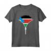 Bandiera del Sud Sudan - Maglietta con Design Cerniera del Sud Sudan - Regalo Ideale per Uomini, Donne e Bambini Appassionati della Cultura Sud Sudanese