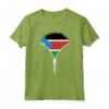 Bandiera del Sud Sudan - Maglietta con Design Cerniera del Sud Sudan - Regalo Ideale per Uomini, Donne e Bambini Appassionati della Cultura Sud Sudanese