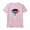 Bandiera del Sud Sudan - Maglietta con Design Cerniera del Sud Sudan - Regalo Ideale per Uomini, Donne e Bambini Appassionati della Cultura Sud Sudanese
