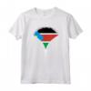 Bandiera del Sud Sudan - Maglietta con Design Cerniera del Sud Sudan - Regalo Ideale per Uomini, Donne e Bambini Appassionati della Cultura Sud Sudanese